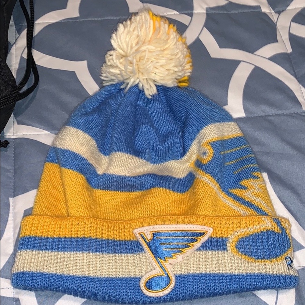 St. Louis blues beanie